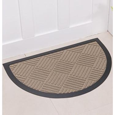 Imagem de Tapete de Porta Antiderrapante / Capacho Lima Meia Lua 40cm x 60cm - N