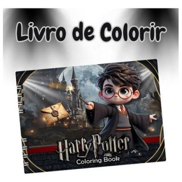 Imagem de Livro De Colorir Harry Potter Estilo Bobbie Goods Capa Dura - generico
