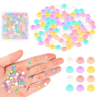 Imagem de EVERMARKET 100 Pequenas Bolhas de Sereia de Resina para Artesanato, Miniaturas de Casa de Bonecas, Miniaturas de Casinha de Bonecas, Mini Animais para Carro Jardim de Fadas, Micro Paisagismo Planta