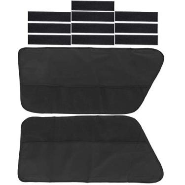Imagem de Sluffs 2pcs Pet Car Door Guard Protector Storage Bag Anti Scratch Dog Traveling Outside Car Door Cover Storage Pad Scratch Protector Dog Anti Scratch Cover Dog Traveling