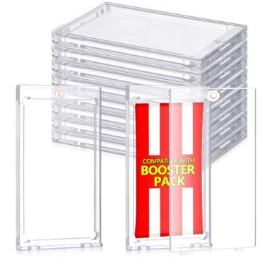 Imagem de Cinnvoice 10 Pcs Magnetic Booster Pack Protector, UV Protection Acrylic Display Holder Clear Booster Pack Cases for Collectors Collectible Cards