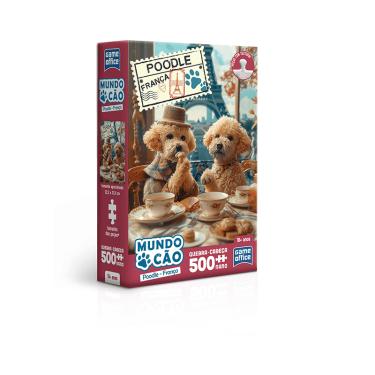 Imagem de Quebra Cabeca - Mundo Cao - Poodle Franca - 500 Pecas TOYSTER