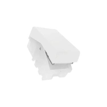 Imagem de Interruptor Branco Simples para Móveis DX99330 Qtmov 2 Unidades Branco