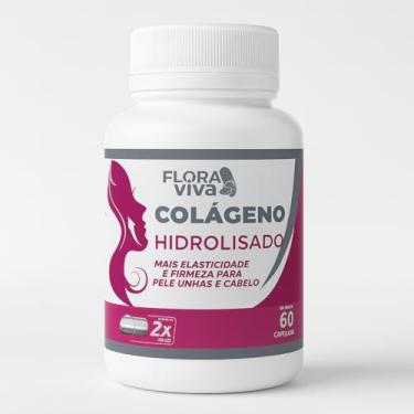 Imagem de Colágeno Hidrolisado - PELE - UNHAS - CABELOS - C 60cps - Flora Viva Original
