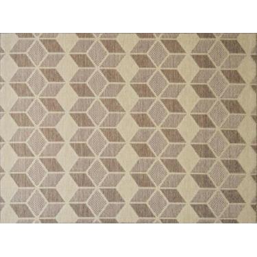 Imagem de Mega Tapete para sala Quadrado Natural Look Podio-a 215x215 cm