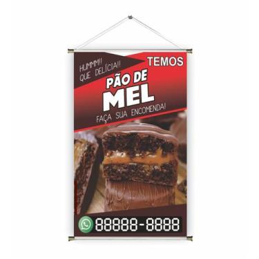 Imagem de Banner pronto Pão de Mel BA 148 medida 45x70 cm arte pronta