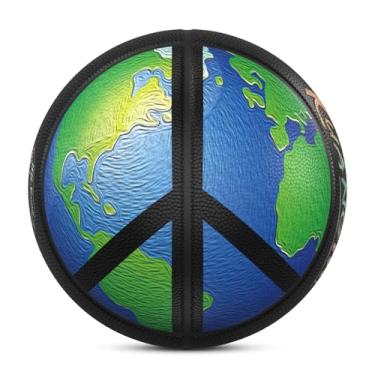 Imagem de Kuangmi Bola de basquete The Earth, tamanho oficial 7 (75 cm), edição limitada de colecionador