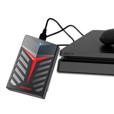 Imagem de HD Externo Portátil 500GB USB 3.0 Infokit Preto – Alta Velocidade – Gamer