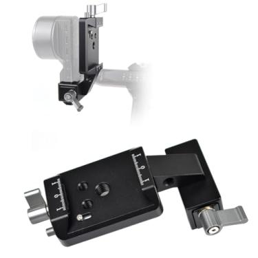 Imagem de KOQINVIZ Suporte vertical para câmera DJI RS2, RS3, RS3 Pro - Adaptador de câmera de disparo vertical Gimbal para YouTube Tiktok Social Media DJI Estabilizador Acessórios (Base-V)