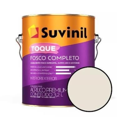 Imagem de Tinta Para Parede 3,6l Toque Fosco Completo Suvinil - Algodão Egípcio 