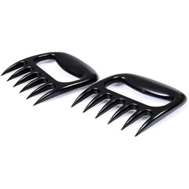 Imagem de Garra de Urso para Churrasco Desfiadores Para Churrasco Garfo 2 Peças Ferramenta - 15.3 cm