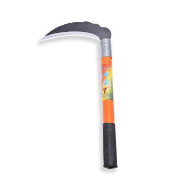 Imagem de FOCMKEAS 1 pce 380 mm/14,96 pol. Foice de limpeza de escova billhook de aço carbono para grama, ferramentas de remoção de ervas daninhas para jardim, foice de dente de serra curvada, machado de facão