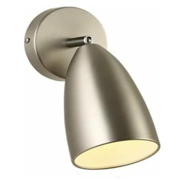 Imagem de WLHAZMWY Candeeiro de parede moderno candeeiro de parede interior luzes de iluminação interior ajustável decoração de casa quarto arandelas de luz noturna (luz quente, 11 cm)