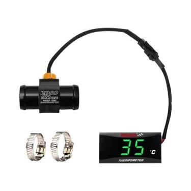 Imagem de Termômetro Universal Mini Para Motocicleta KOSO, Medidor De Temperatur