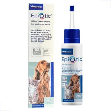 Imagem de Epiotic 100ml Virbac Solução Otológica Higiene Auditiva Cães e Gatos