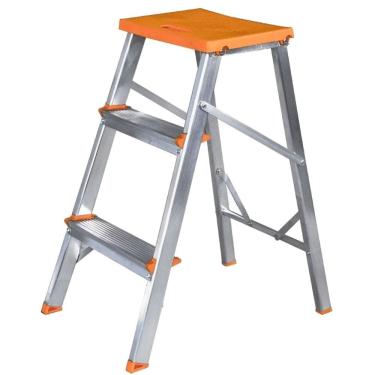 Imagem de Escada Banqueta De Alumínio com 3 Degraus Antiderrapantes - BAQ003 - AGATA
