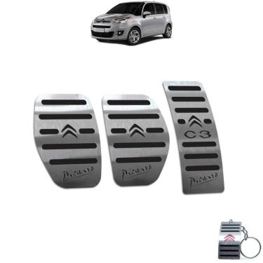 Imagem de Pedaleira Citroen C3 Picasso Manual Aço Inox Preto