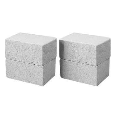 Imagem de CHIVOLONA Tijolo de limpeza de pedra para churrasqueira, kit de limpeza de grelha, pedra de pedra-pomes de bloco, pedra ecológica para remoção de manchas para churrasco, pedra *4