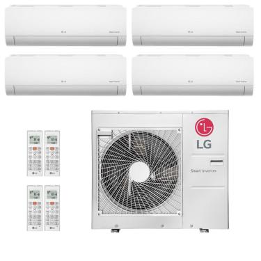Imagem de Ar-Condicionado Multi Split Inverter LG 36.000 (1x Evap HW 7.000 + 1x Evap HW 12.000 + 2x Evap HW 18.000) Quente/Frio 220V R-32