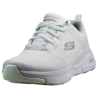 Imagem de Skechers Tênis feminino Hands Free Slip-ins Ultra Flex 3.0-Brilliant Path, Branco, 7 Wide