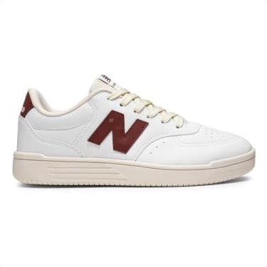 Imagem de Tênis New Balance Unissex BB80 Casual Bege/Bordo BB80AAB 43
