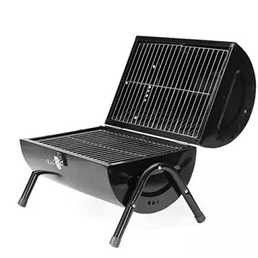 Imagem de Fogão de churrasco ao ar livre, multifuncional, portátil, churrasqueira a carvão, pequena, churrasqueira a carvão, kit de utensílios de cozinha, piquenique, acampamento