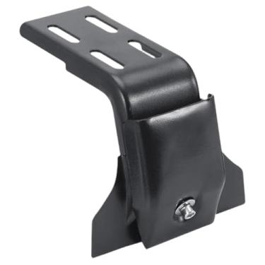 Imagem de MotiveTech Suporte de rack de teto para calha de carro, acessório resistente, construção metálica multiuso, preto, ajuste de altura resistente, 12cm a 16cm
