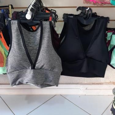 Imagem de Top preto e cinza tam p ao gg - L.D. LANGERRI 