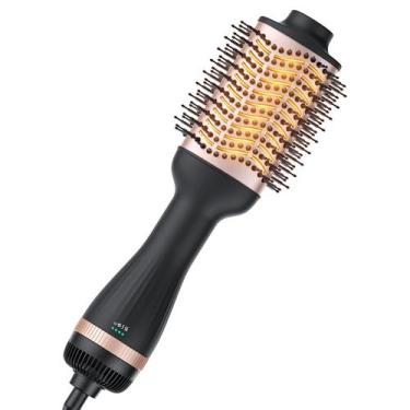 Imagem de Escova para secador de cabelo Delpattern MS-D07A 4 em 1 3,2" oval 110V