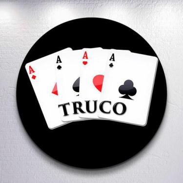 Imagem de Capas p/ Painel Redondo Baralho Truco Estampa Sublimada Para Festa Tem