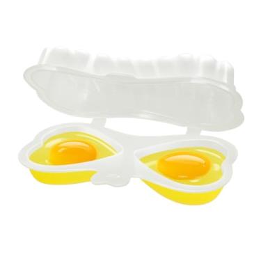 Imagem de Forma Forma 2 Em 1 De Ovo E Omelete Omeleteira Micro Ondas BPA Free Egg Fácil