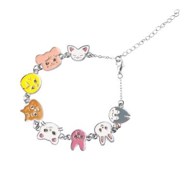 Imagem de Pulseira de desenho animado disperso, linda pulseira com pingente, moda ajustável, bolsa de berloques para fãs perdidos presentes