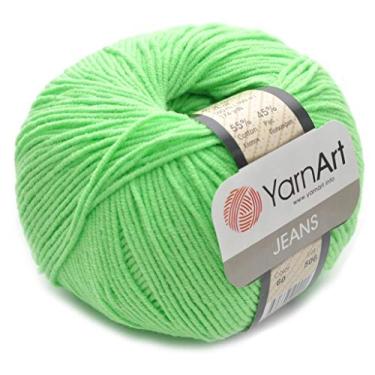 Imagem de 55% algodão 45% acrílico fio esportivo 1 novelo/bola 50 g 174 m (60)