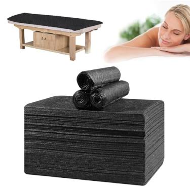 Imagem de Lençóis descartáveis para mesa de massagem, 100 peças, 78,7 cm x 180,3 cm, impermeável, lençol de mesa de massagem, tecido macio, não tecido, capa de cama respirável para massagem, tatuagens de beleza