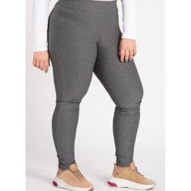 Imagem de Calça Feminina Legging Plus Size Malha Favo - Serena-Feminino