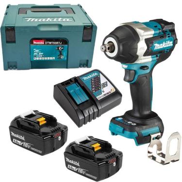 Imagem de Chave De Impacto 1/2 Bateria 18V Lxt Makita Dtw700Rtj