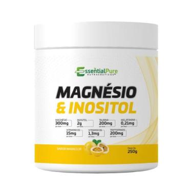 Imagem de Magnésio e Inositol 250g Maracujá - Essenntial Pure Nutracêuticos