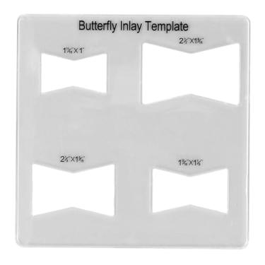 Imagem de Modelo embutido de roteador, borboleta de gravata borboleta acrílica para reforço de reparo de marcenaria