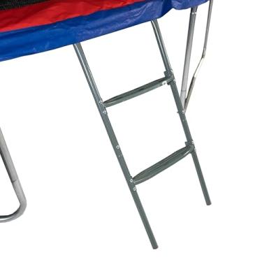 Imagem de Jumpking Escada de cama elástica externa de dois degraus para moldura de até 91 cm