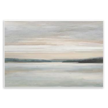 Imagem de Stupell Industries Arte de placa de parede abstração de lago silencioso, design por Amber Sterling, 25 x 38 cm