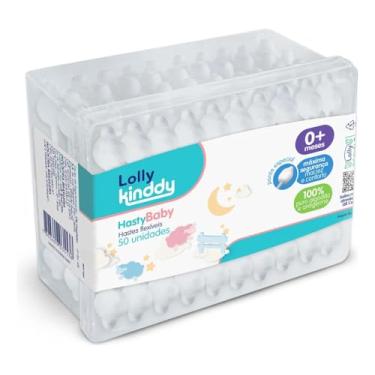 Imagem de Hastes Flexiveis HastyBaby 50 Unidades Lolly