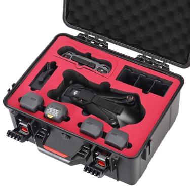 Imagem de PONYRC Capa rígida profissional Mavic 4 Pro, à prova d'água, bolsa de transporte de viagem para DJI Mavic 4 Pro Creator/Fly More, compatível com controle remoto DJI RC Pro 2/RC 2 e acessórios