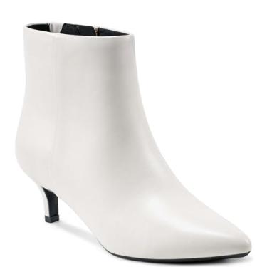 Imagem de Easy Spirit Bota feminina de cano curto Laina, Couro creme, 37