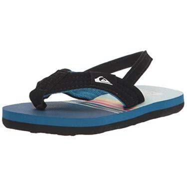 Imagem de Quiksilver Chinelo infantil unissex, Azul 1, 6 Little Kid