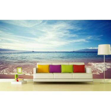 Imagem de Papel de Parede Painel Fotográfico Praia n65 2,00X3,00 - Voce Decorand