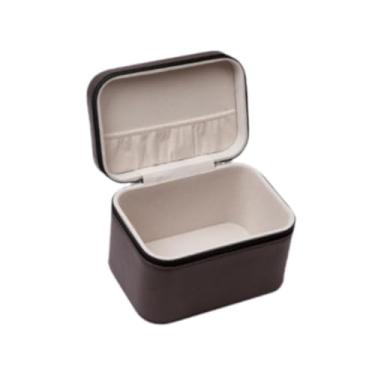 Imagem de UGPLM Caixa organizadora de joias em couro PU com acolchoamento interno macio, expositor para pulseiras, colares e braceletes, ideal para lojas de varejo, CafÉ