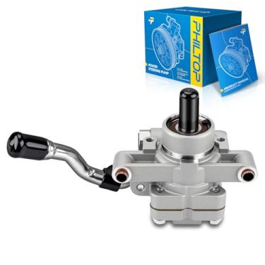 Imagem de PHILTOP Bomba de direção hidráulica 215370, adequada para Escape 3.0L 2004-2007, Mariner 3.0L 2005-2007, Tribute 3.0L 2005-2006, substitui OE 215370, 5L8Z3A696BA, 6041PX, 6L8Z3A666BA, 96BA, EFP