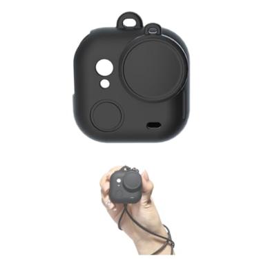 Imagem de Capa protetora de silicone para Insta360 Go Ultra, à prova de poeira, antiarranhões, antiqueda, capa protetora de silicone para Insta360 GO Ultra, vem com alça de mão, capa para lente da câmera