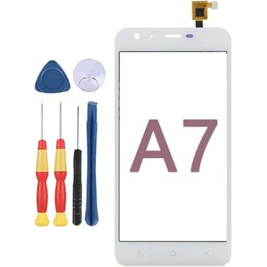 Imagem de Yuxyiony Nova tela de substituição para tela de reparo de tela LCD Blackview A7 e acessórios de ferramenta de substituição (apenas toque)