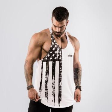Imagem de Regata Cavada Anatomic USA Flag-Masculino